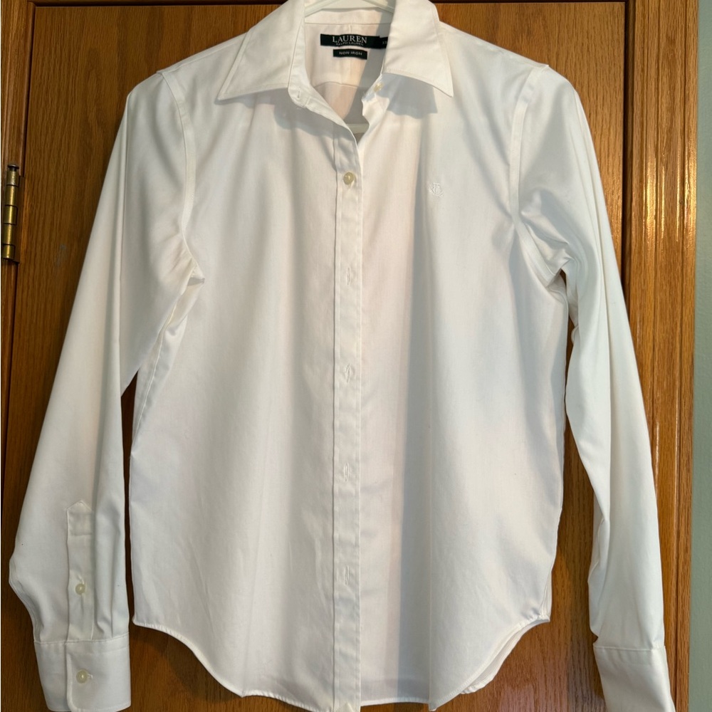 Ralph Lauren Classic White Women’s Dress Shirt